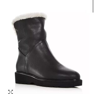 Aquatalia Leather Kimberly Black Winter Boots size 8